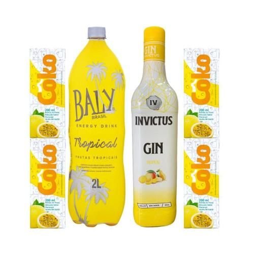 COMBO GIN INVICTUS COM BALY